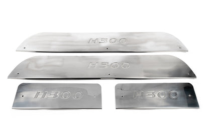 Interior door sill protectors stainless steel for Hyundai H300, H1, Starex 2008-2020 - image 2