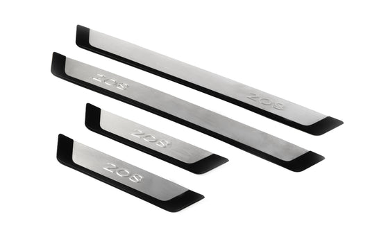 Door Sill Protectors Omsa (4 pcs, Stainless Steel) for Peugeot 208 2012-2019 - image 1