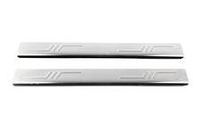 Door Sill Protectors OmsaLine (2 pcs, Stainless Steel) for Peugeot 107 2005-2014 - image 2