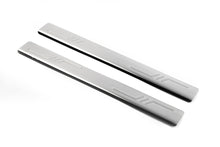 Door Sill Protectors OmsaLine (2 pcs, Stainless Steel) for Peugeot 107 2005-2014 - image 1