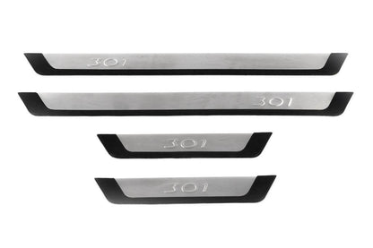 Sill Flexill (4 pcs, stainless steel) for Peugeot 301 - Reelken Auto