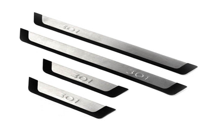 Sill Flexill (4 pcs, stainless steel) for Peugeot 301 - Reelken Auto