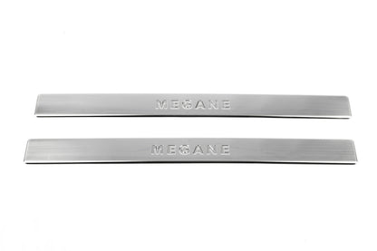 Door Sill Covers OmsaLine (2 pcs, Stainless Steel) for Renault Megane I 1996-2004 - image 2