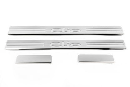 Door Sill Protectors OmsaLine (4 pcs, Stainless Steel) for Renault Clio III 2005-2012 - image 3
