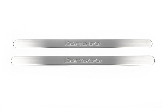 Door Sill Protectors OmsaLine (2 pcs, Stainless Steel) for Renault Kangoo 2008-2020 - image 2