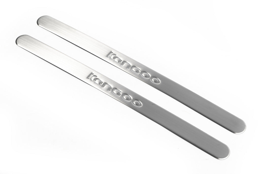 Door Sill Protectors OmsaLine (2 pcs, Stainless Steel) for Renault Kangoo 2008-2020 - image 3