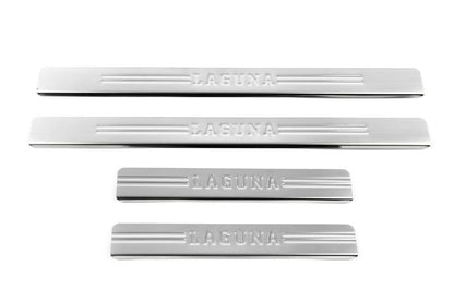 Sill OmsaLine (4 pieces, stainless steel.) for Renault Laguna 2001-2007 - Reelken Auto