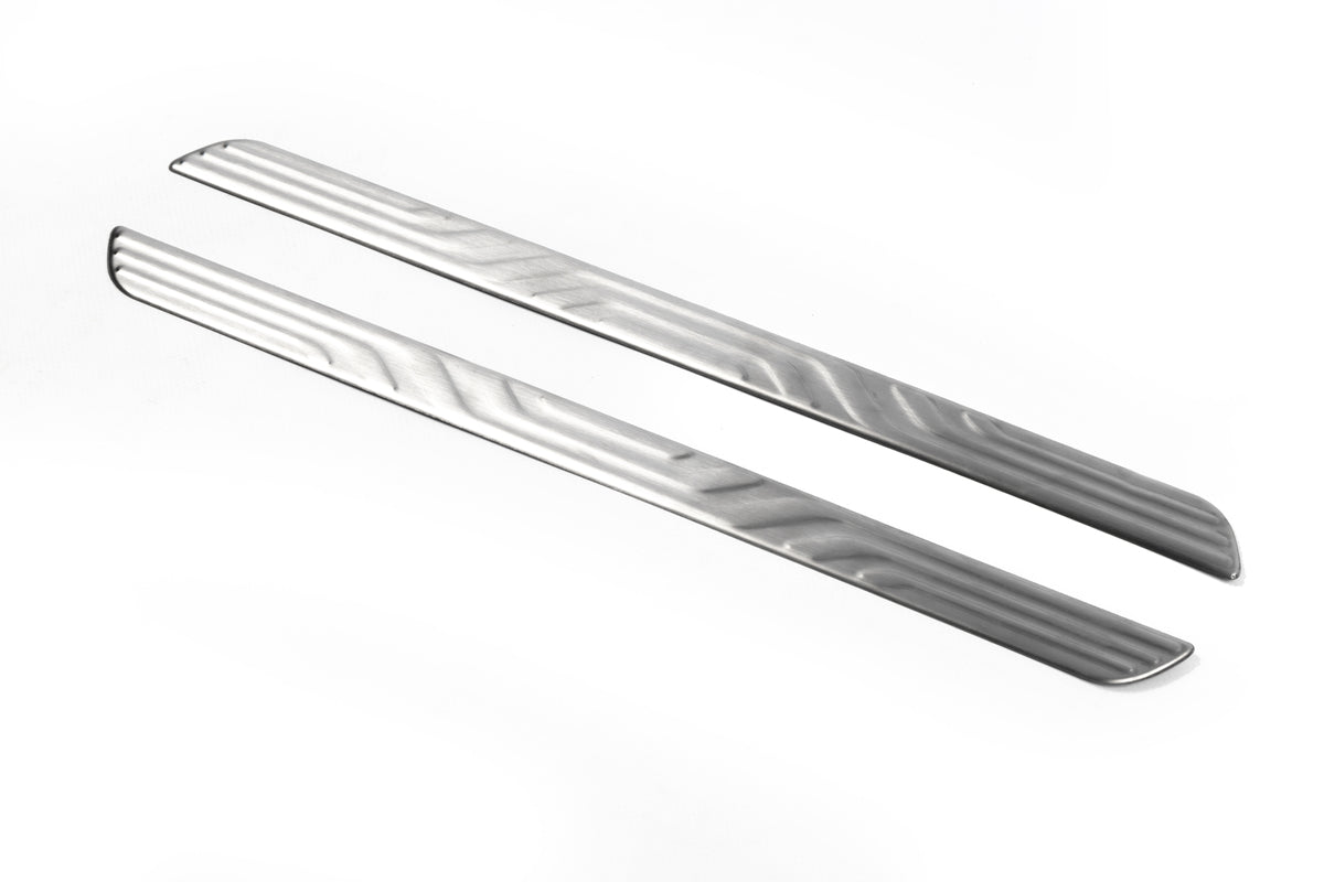 Interior door sill protectors OmsaLine (2 pcs, stainless steel) for Renault Megane IV 2016-2025 - image 1