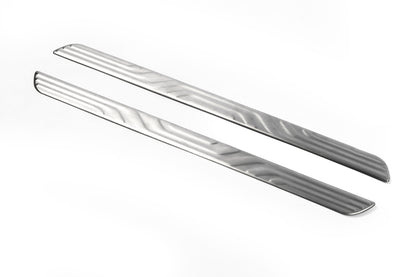 Interior door sill protectors OmsaLine (2 pcs, stainless steel) for Renault Megane IV 2016-2025 - image 1