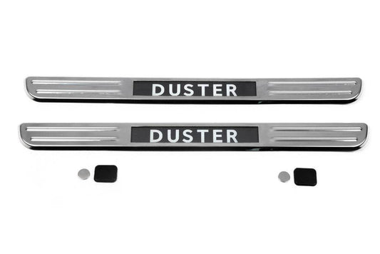 Wireless, illuminated (2 pieces, stainless steel) for Renault Duster 2008-2017 - Reelken Auto