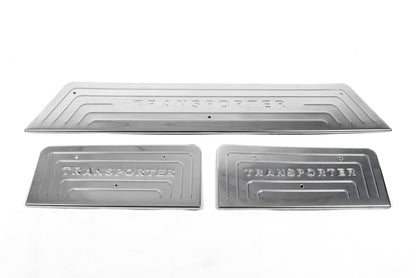 Stainless Steel Door Sill Protectors (OmsaLine) for Volkswagen T5 Transporter 2003-2010 - image 2