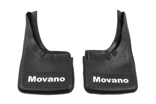 Mud flaps with a recess (2 PCs, rubber) for Opel Movano 2004-2010 - Reelken Auto