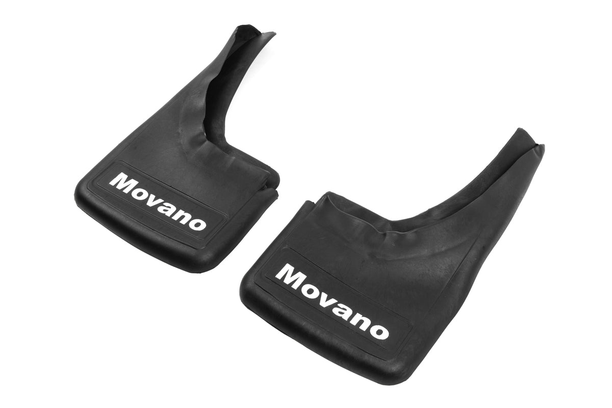 Premium Custom Fit Mud Flaps with Grooves (2 pcs, Rubber) for Opel Movano 2010-2021 - image 1