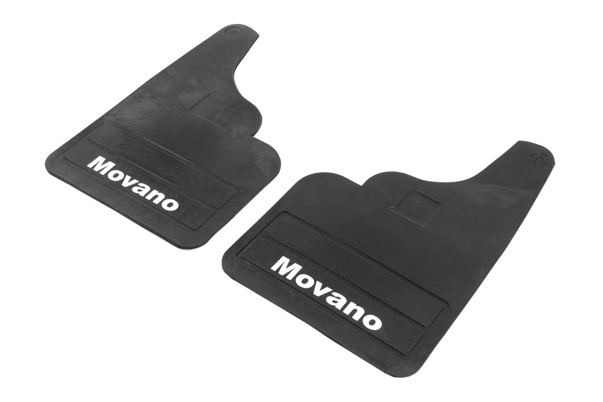 Premium Mud Flaps straight (2 pcs, rubber) for Opel Movano 2004-2010 - image 1
