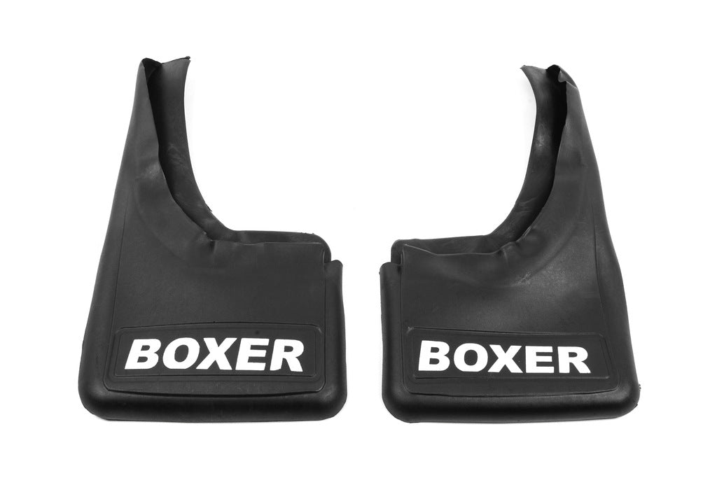 Rear molded mud flaps with recess (2 pcs) for Peugeot Boxer 1994-2006 - image 2