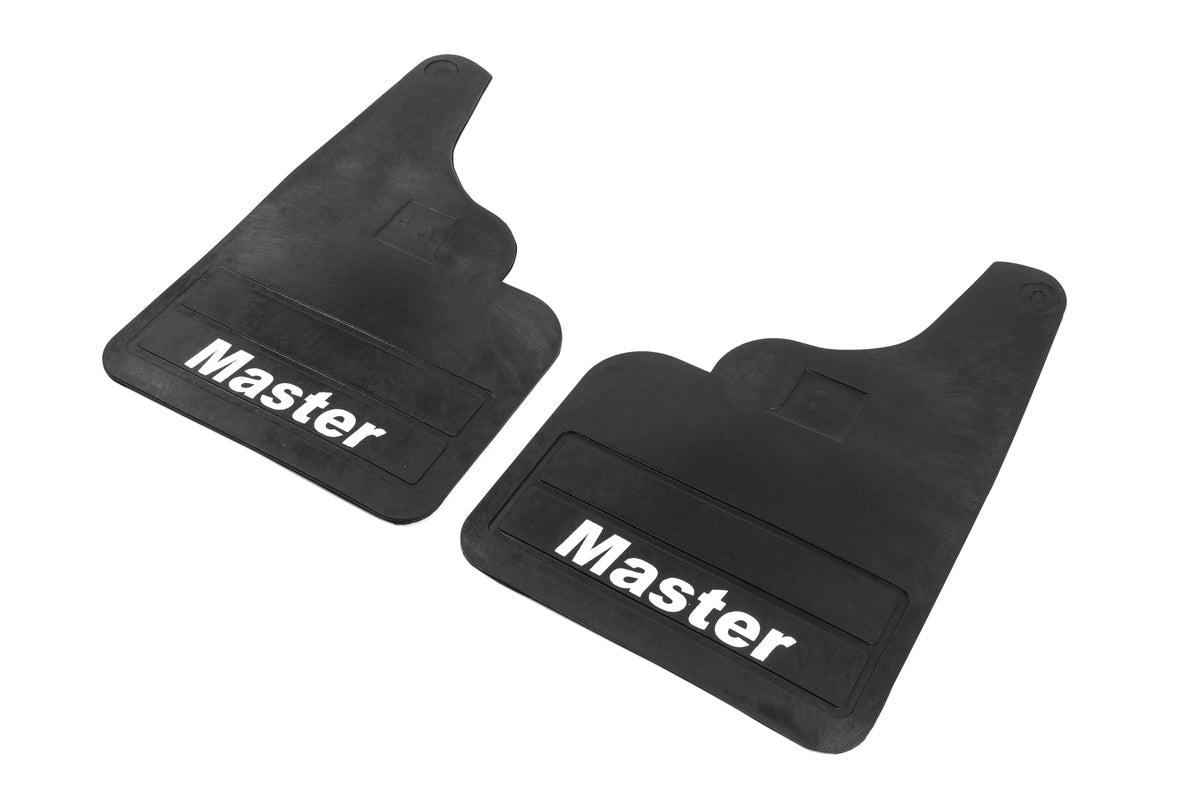Premium Mud Flaps straight (2 pcs, rubber) for Renault Master 1998-2010 - image 2