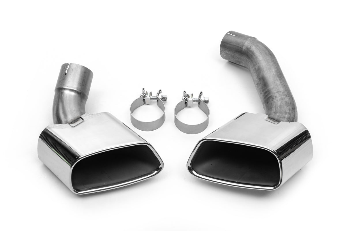 Exhaust Tips Sport, 2 pcs, Stainless Steel for BMW X5 F15 2013-2018 - image 1