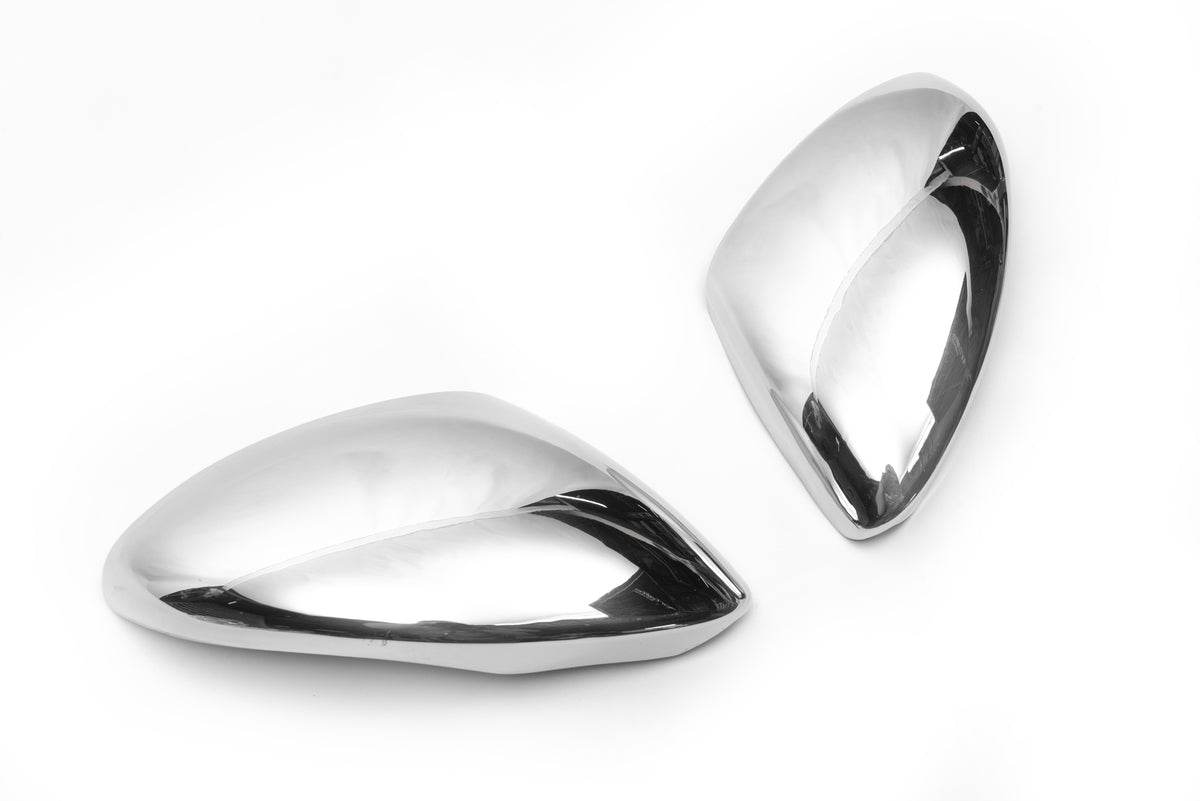 Covers for mirrors Carmos (2 pieces, stainless steel) for Alfa Romeo Stelvio - Reelken Auto
