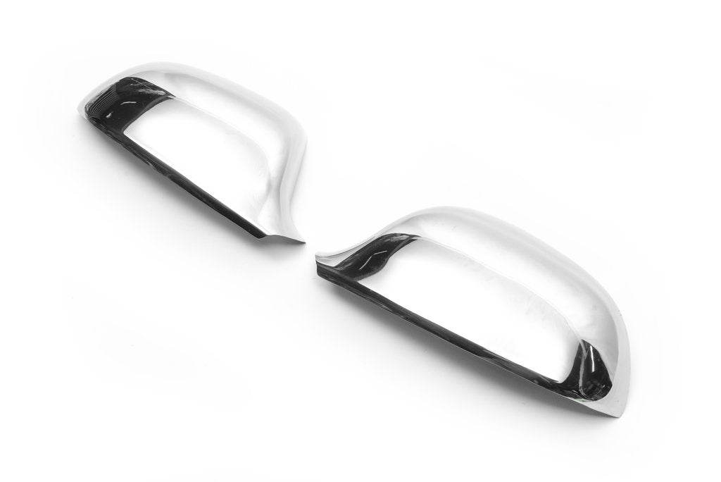 Covers for mirrors 2008-2010 (2 pcs., stainless steel) for Audi A4 B8 2007-2015 - Reelken Auto
