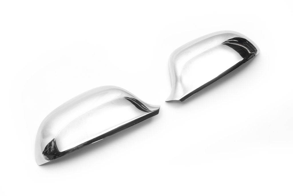 Covers for mirrors 2008-2010 (2 pcs., stainless steel) for Audi A4 B8 2007-2015 - Reelken Auto