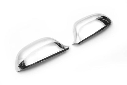 Covers for mirrors 2008-2010 (2 pcs., stainless steel) for Audi A4 B8 2007-2015 - Reelken Auto