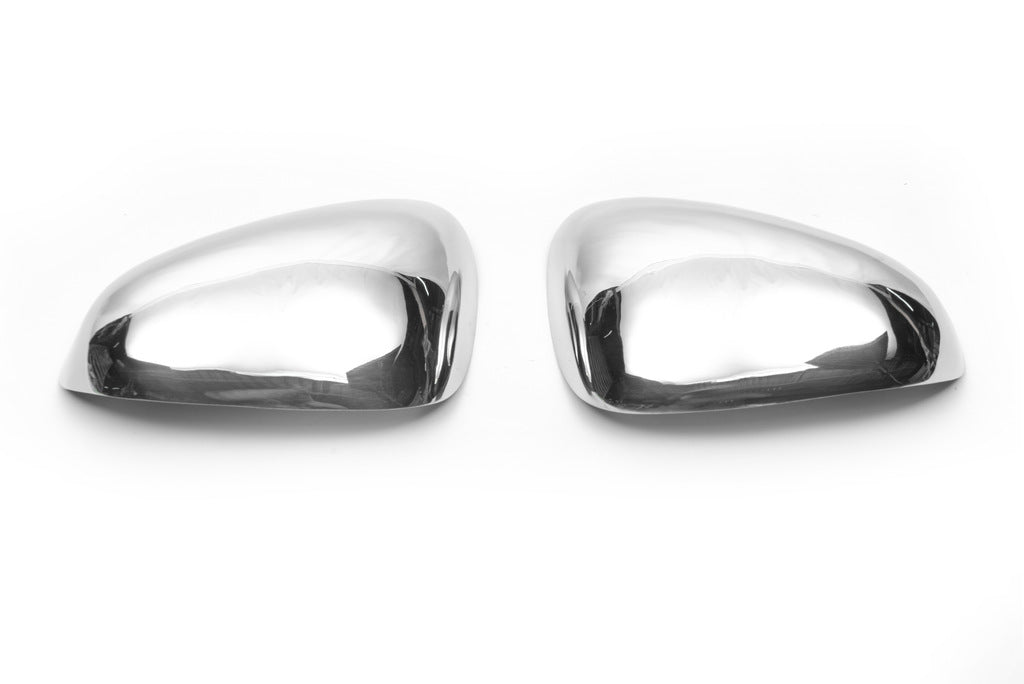 Mirror Covers (2000-2010, 2 pcs, Stainless Steel) for Seat Leon 2005-2012 - image 3