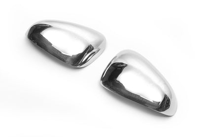Mirror Covers (2000-2010, 2 pcs, Stainless Steel) for Seat Leon 2005-2012 - image 4