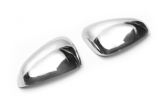 Chrome mirror covers (2005-2010, 2 pcs, stainless steel) for Seat Leon 2005-2012 - image 2