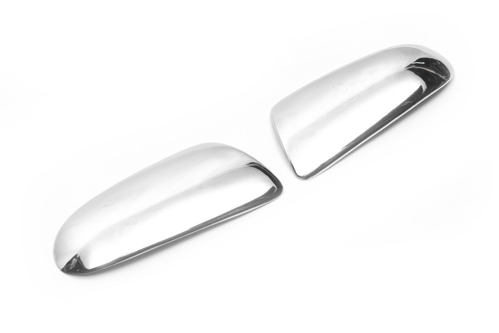 Mirror Covers (2 pcs, Stainless Steel) for Chevrolet Aveo T250 2005-2011 - image 5