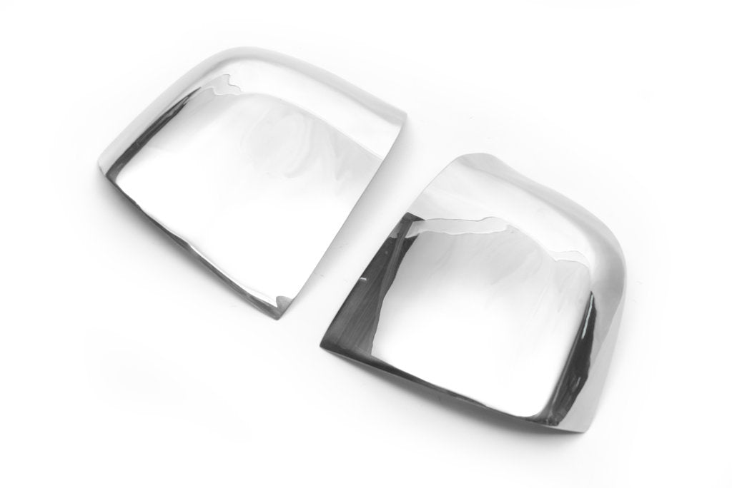Covers for mirrors (2 pieces, stainless steel) for Fiat Doblo II 2010-2022 - image 4