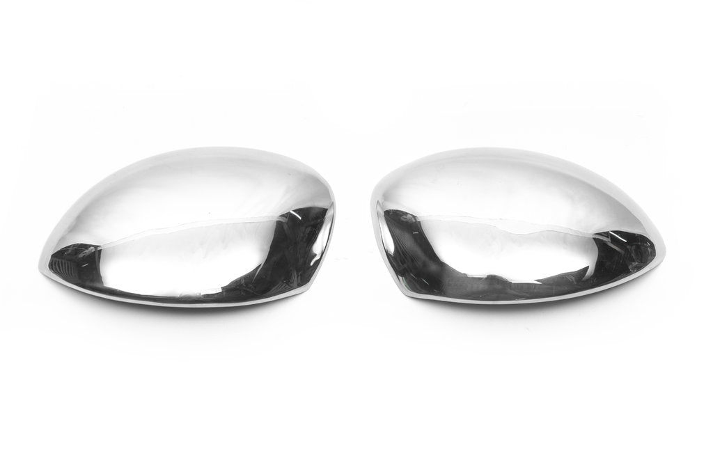 Mirror Covers (2 pcs, Stainless Steel) for Citroen C-2 2003-2009 - image 2