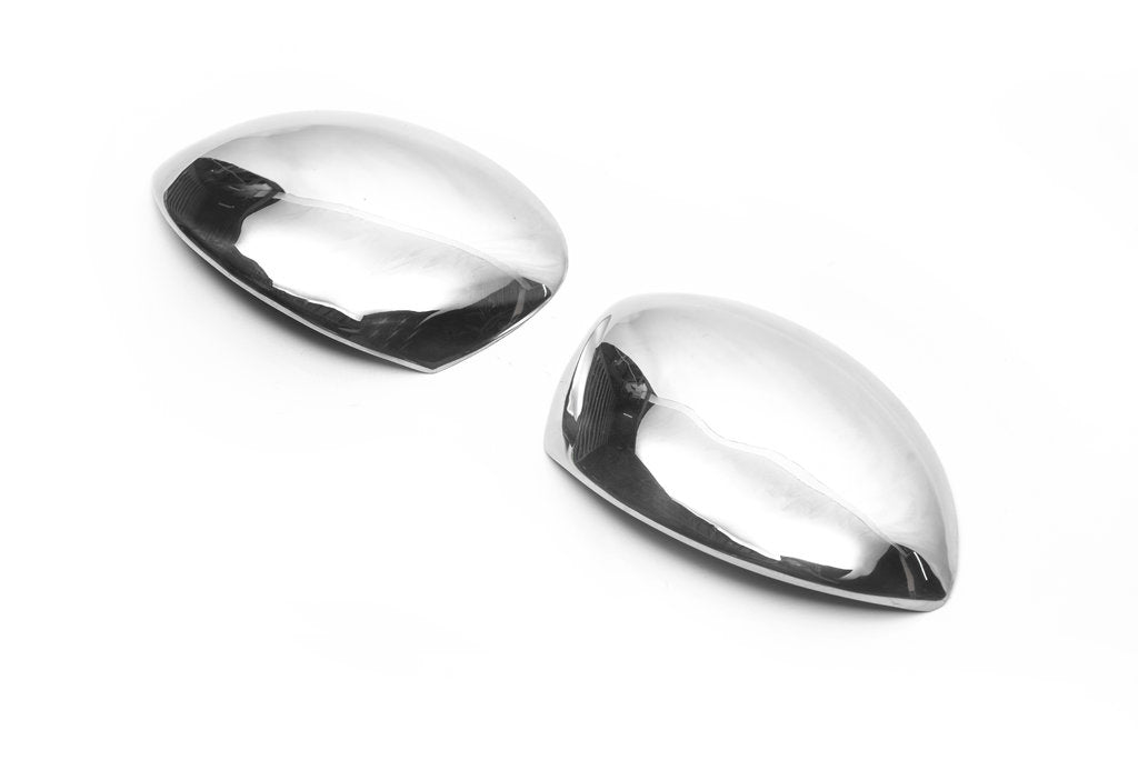 Mirror Covers (2 pcs, Stainless Steel) for Citroen C-2 2003-2009 - image 3