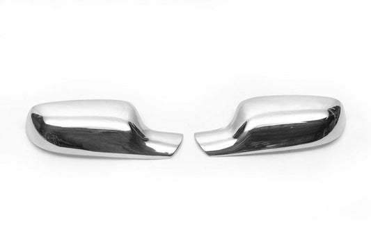 Covers for mirrors (2 pieces, stainless steel) for Renault Scenic/Grand 2003-2009 - Reelken Auto