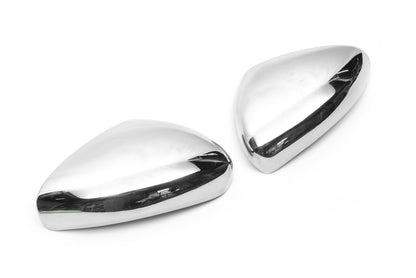 Chrome Mirror Covers (2 pcs, Stainless Steel) for Fiat Tipo 2016- - image 2
