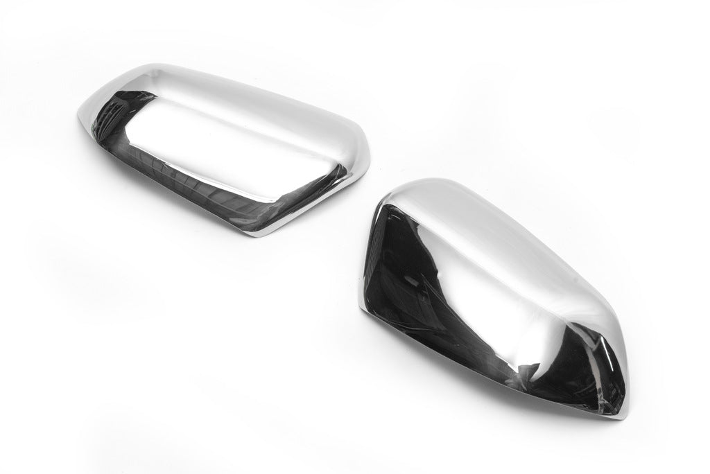 Mirror Covers (2 pcs, Stainless Steel) for Skoda Octavia II A5 2006-2010 - image 4