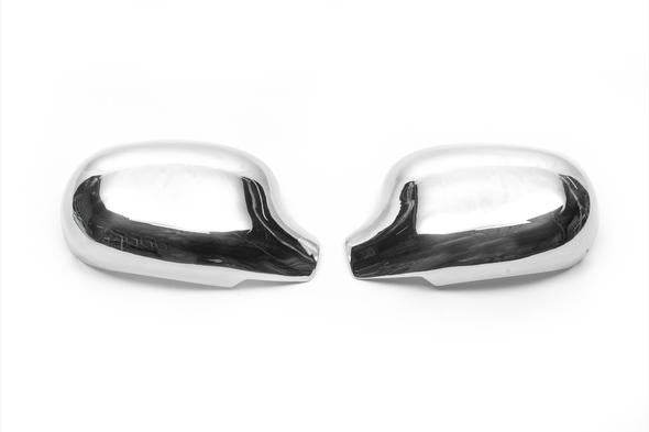 Mirror covers (stainless) for Chevrolet Lanos - Reelken Auto