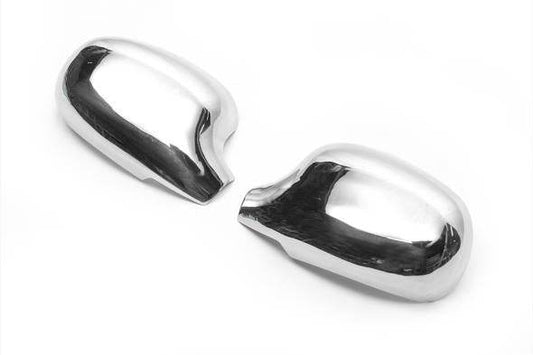 Mirror covers (stainless) for Chevrolet Lanos - Reelken Auto