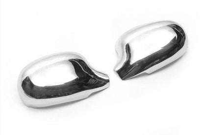 Mirror covers (stainless) for Chevrolet Lanos - Reelken Auto