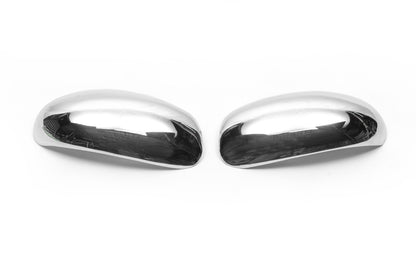 Mirror Covers (2 pcs, Stainless Steel) for Ford Focus I 1998-2005 - image 4