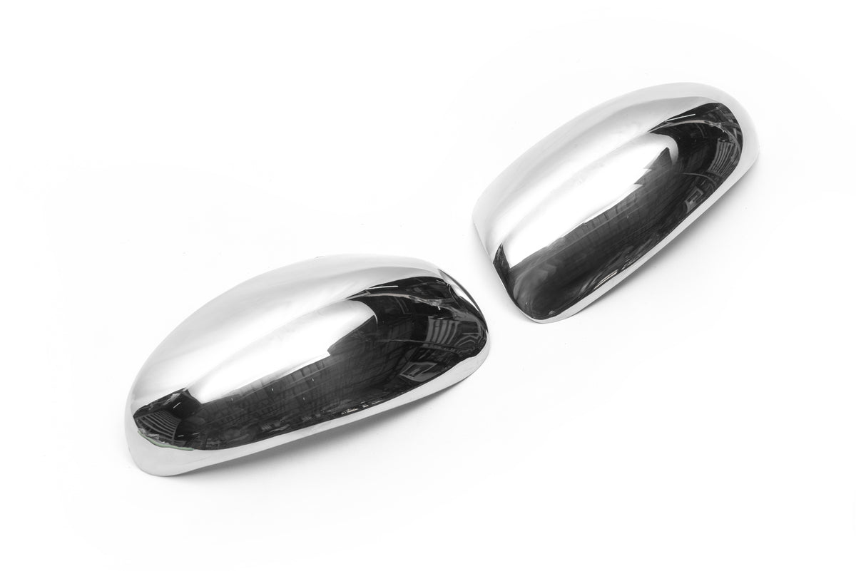 Mirror Covers (2 pcs, Stainless Steel) for Ford Focus I 1998-2005 - image 3