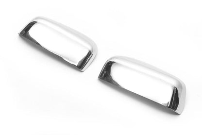 Covers for mirrors option # 2 (2 pieces, stainless steel) for Ford Connect 2010-2013 - Reelken Auto