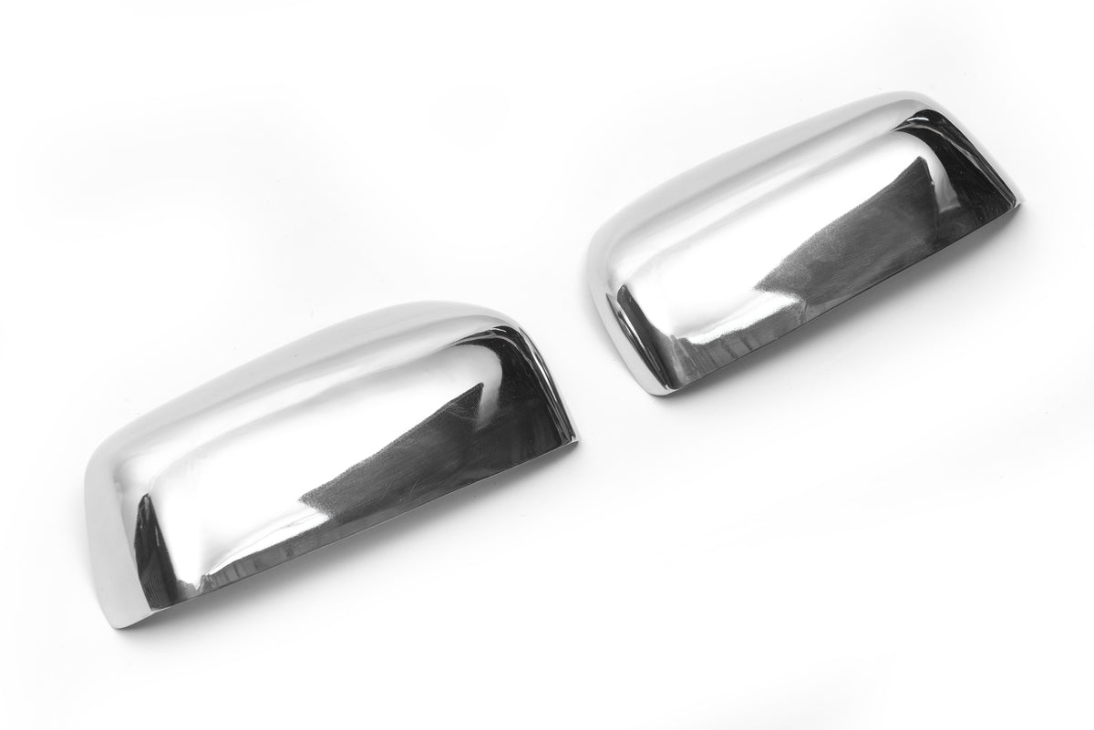 Mirror Covers Version No.2 (2 pcs, Stainless Steel) for Ford Connect 2010-2013 - image 2