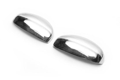 Overlay is not mirror (Carmos, 2 PCs, stainless steel) for Skoda Fabia 2007-2014 - Reelken Auto