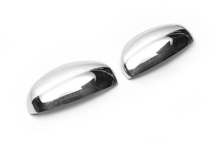 Overlay is not mirror (Carmos, 2 PCs, stainless steel) for Skoda Fabia 2007-2014 - Reelken Auto