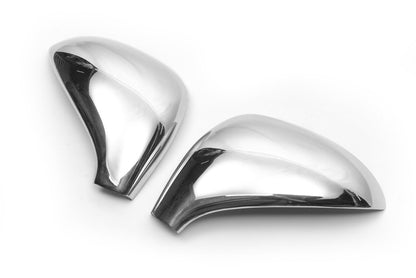 Covers for mirrors (2 pcs, stainless steel) for Peugeot 308 2007-2013 - image 3