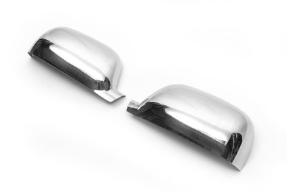 Covers for mirrors 2003-2007 (2 PCs, stainless steel) for Volkswagen Touareg 2002-2010 - image 5
