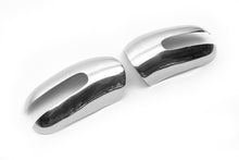 Mirror Covers (2 pcs, Stainless Steel) for Mercedes ML W163 1997-2005 - image 2