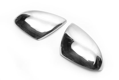 Mirror Covers (2 pcs, Stainless Steel) for Volkswagen Touareg 2010-2018 - image 5