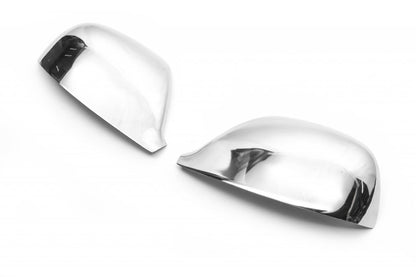 Mirror Covers (2 pcs, Stainless Steel) for Audi Q7 2005-2015 - image 5