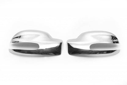Mirror covers (2004-2010, Viano, 2 pcs, stainless steel) for Mercedes Vito W639 2004-2014 - Reelken Auto